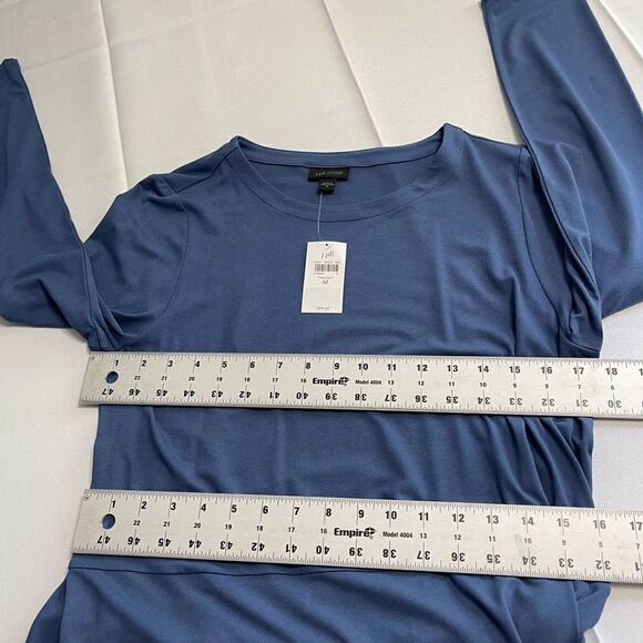NWT J. Jill Wearever Collection Twilight Blue Dress Size Medium New - Picture 9 of 10